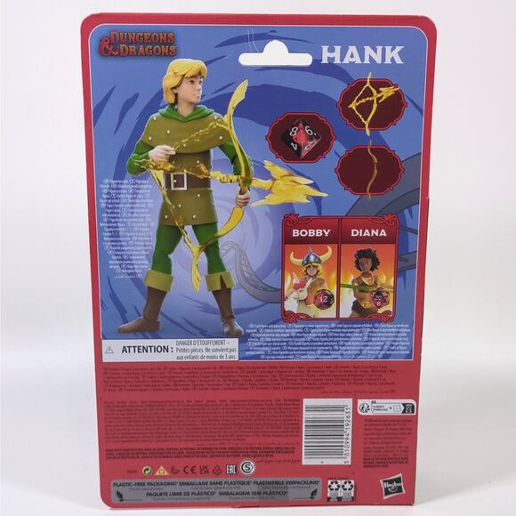 D&D Cartoon HANK 6" Action Figure Animated Classics 40th Anniversary NEW Sealed - Picture 2 of 3